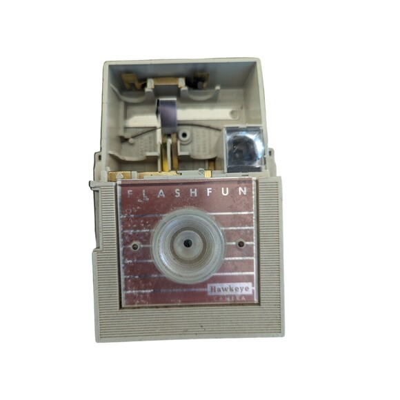 Kodak Hawkeye Flashfun Camera 1960s Main Housing Beige Vintage Inside Internal - Picture 1 of 6